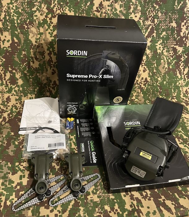 Комплект‼️Навушники SORDIN Supreme Pro-X+Кріплення з Tegris надміцні‼️