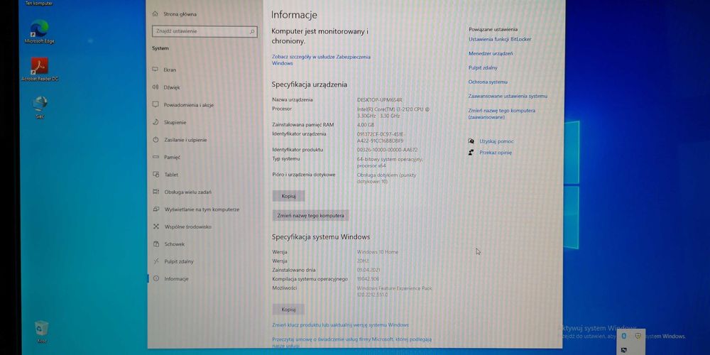 Komputer Gigabyte  All In One PC Intel i3, 22" z dotykowym ekranem