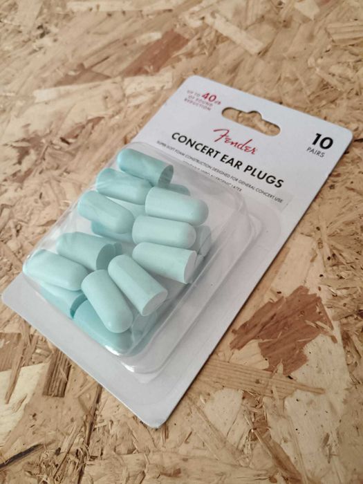 Fender Concert Ear Plugs (10 Pair) Daphne Blue