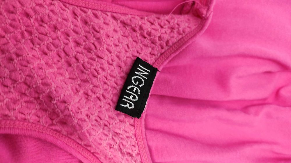 Sukienka tunika narzutka plażowa na strój kąpielowy różowa bawełna