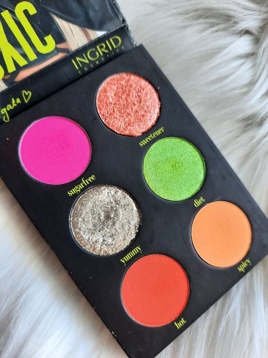 Ingrid, paleta cieni, toxic, cienie do oczu, fagata