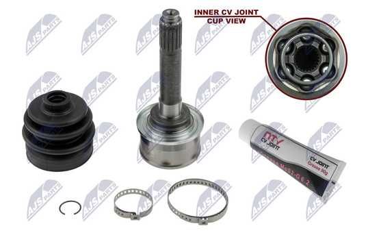 Ponta de cardan Opel Campo Bedford Brava TFS54 2.5 Diesel