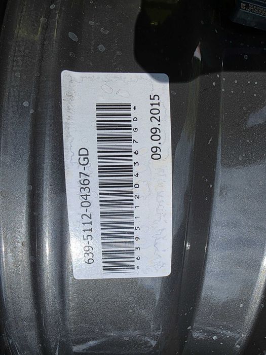 Oryginalne felgi aluminiowe z czujnikami SsangYong KGM TIVOLI 16" 5x112 ET 43