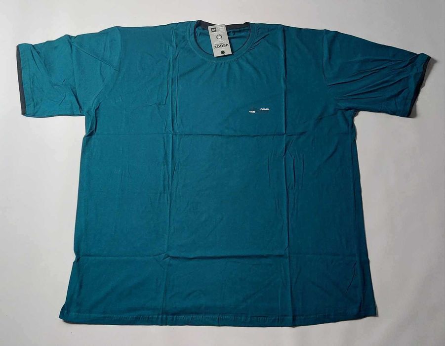Koszulka męska t-shirt męski turecki bawełna VEGGY r. 7XL obwód 164 cm