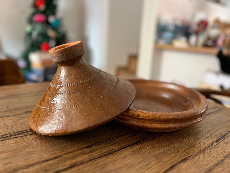 Tajin Marroquino em Barro Artesanal. Novo & original