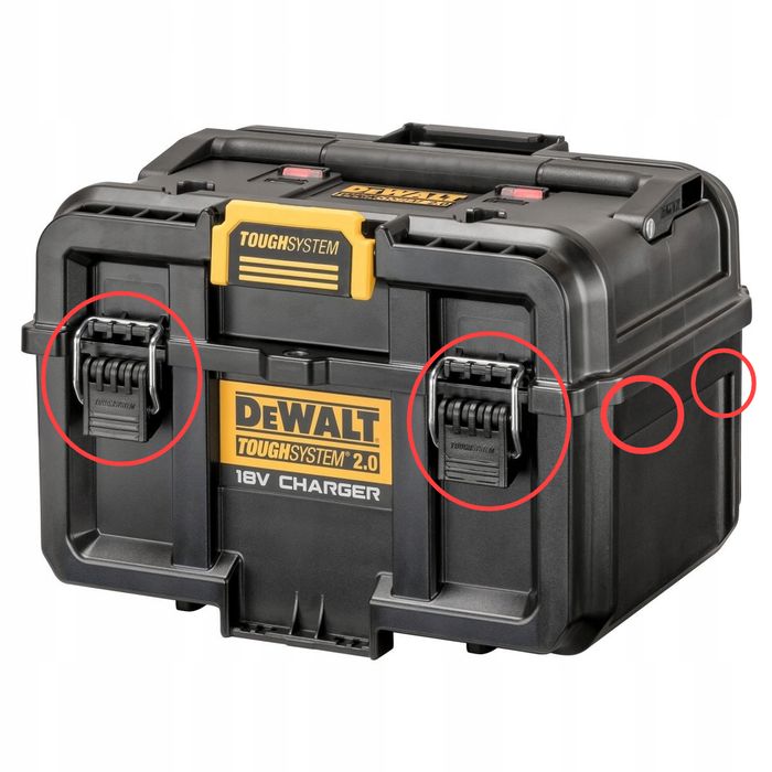 Skrzynia z ładowarka Dewalt TOUGHSYSTEM 2.0