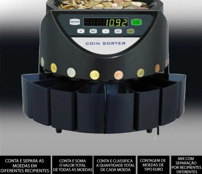 Contador Classificador De Moedas, Velocidade De Classificação De 300 M