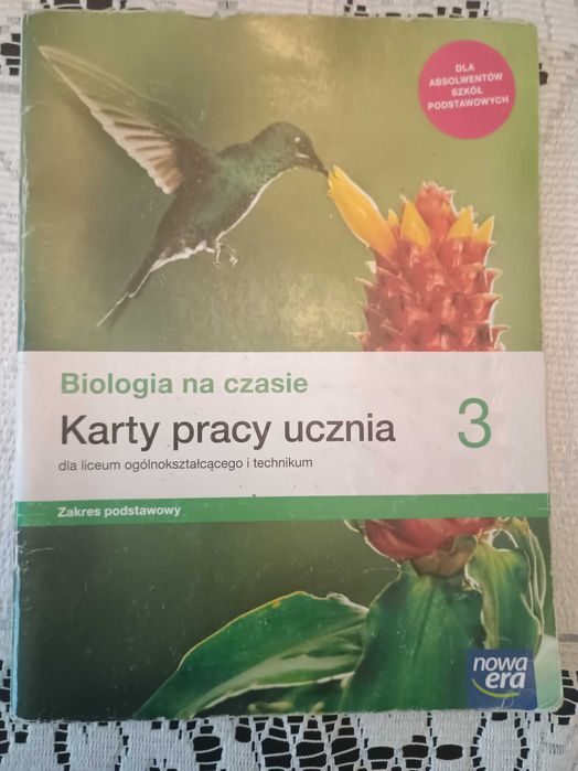Biologia na czasie 3 Karty pracy ucznia zakres podstawowy
