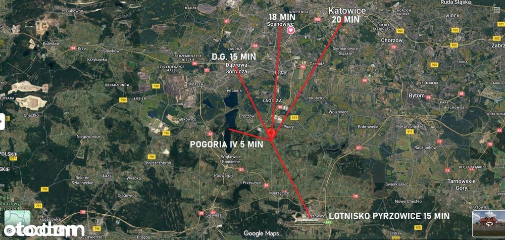 2 DOMY 160m2 i 80m2 na dużej działce 1552m2 DUŻY POTENCJAŁ POGORIA IV