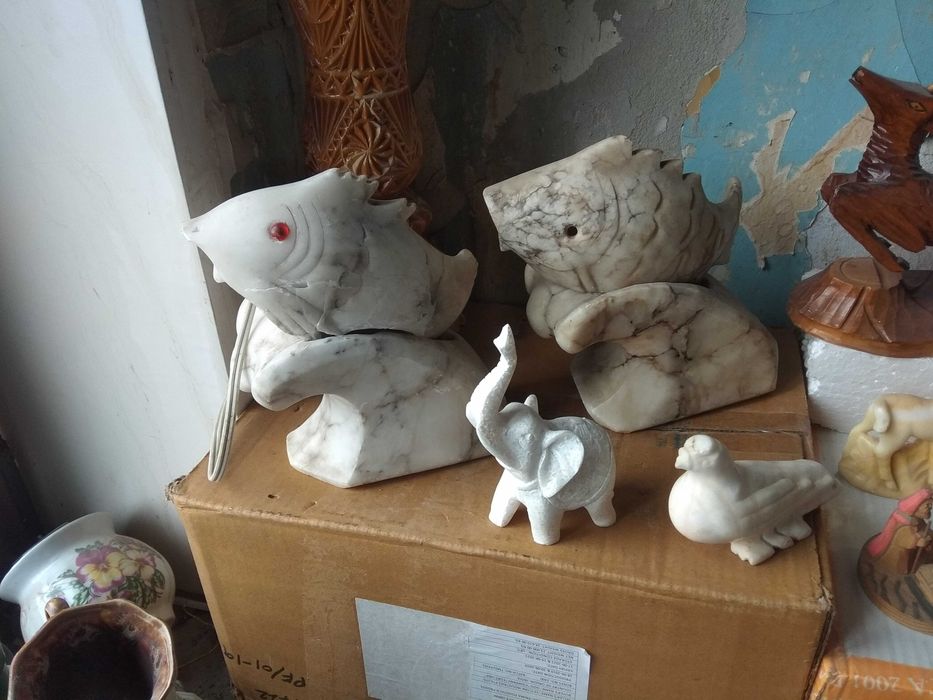 Фигурка камень мрамор ссср