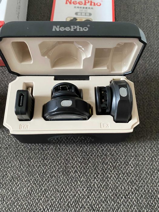 Петличний бездротовий мікрофон NeePho NP-58 2 шт. з кейсом Type-C