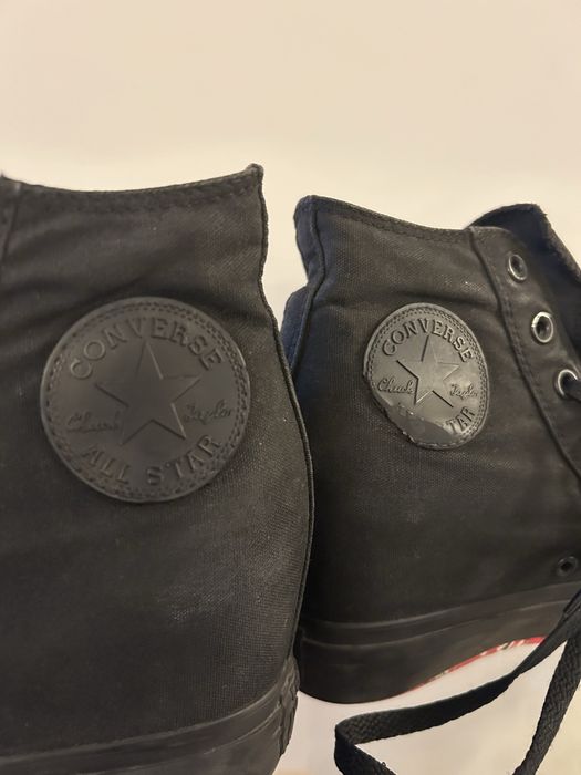 Trampki na koturnie Converse Chuck Taylor czarne używane stan BDB 39