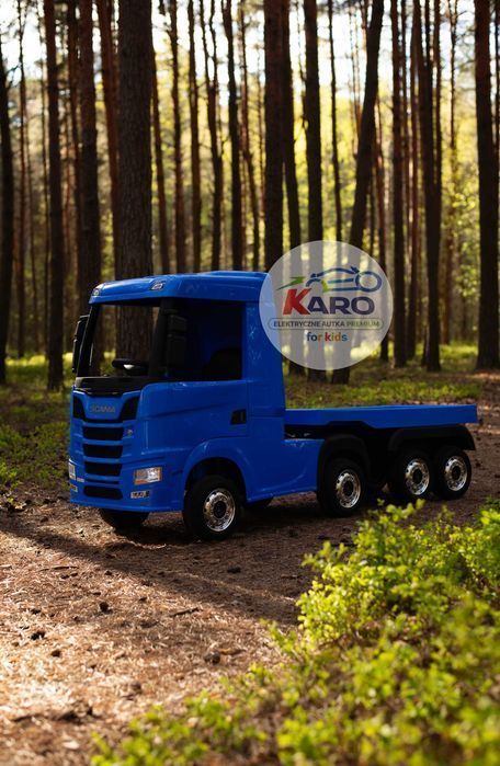 Auto Na Akumulator Scania 500R 4x4 TIR Ciężarówka dla Dzieci Pojazd LED