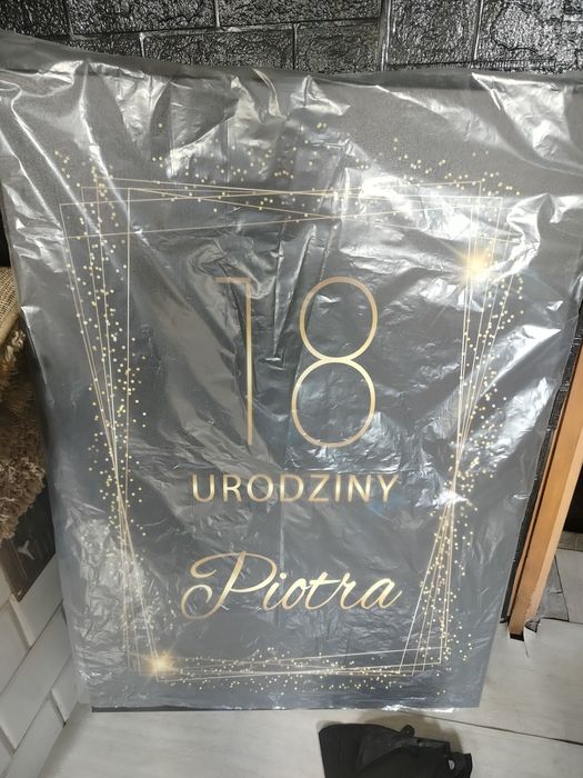 Świetna , duza tablica powitalna na 18