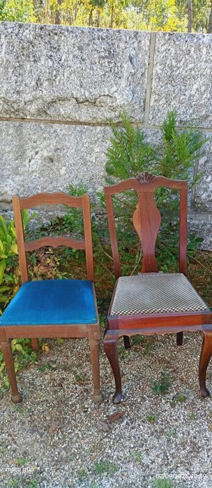 Duas cadeiras vintage em bom estado 10€ cada uma
