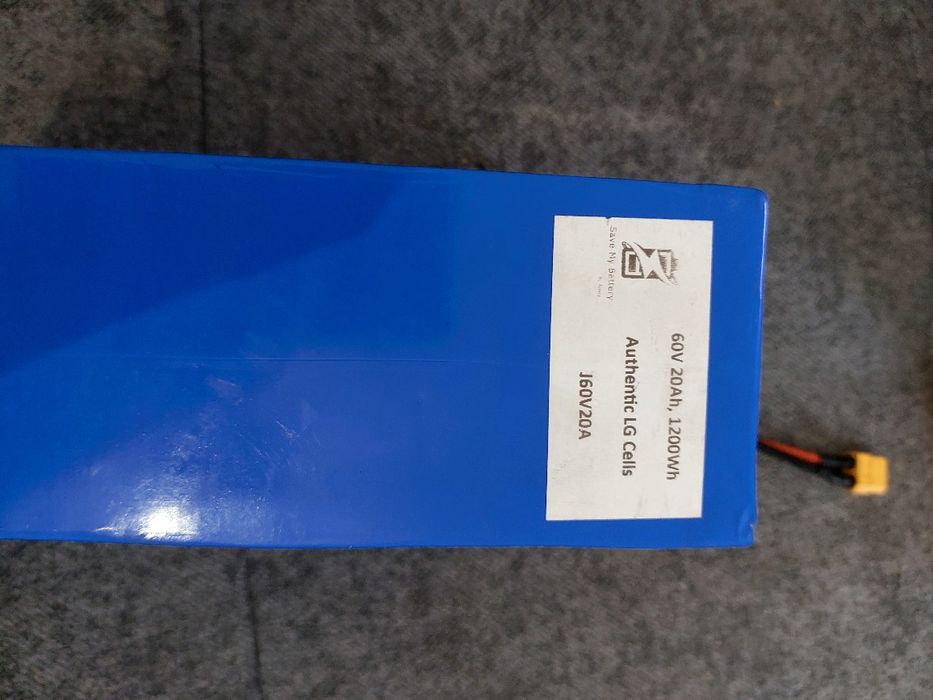 Додаткова Батарея для електросамоката Dualtron 60V20ah 1200wh LG Cells