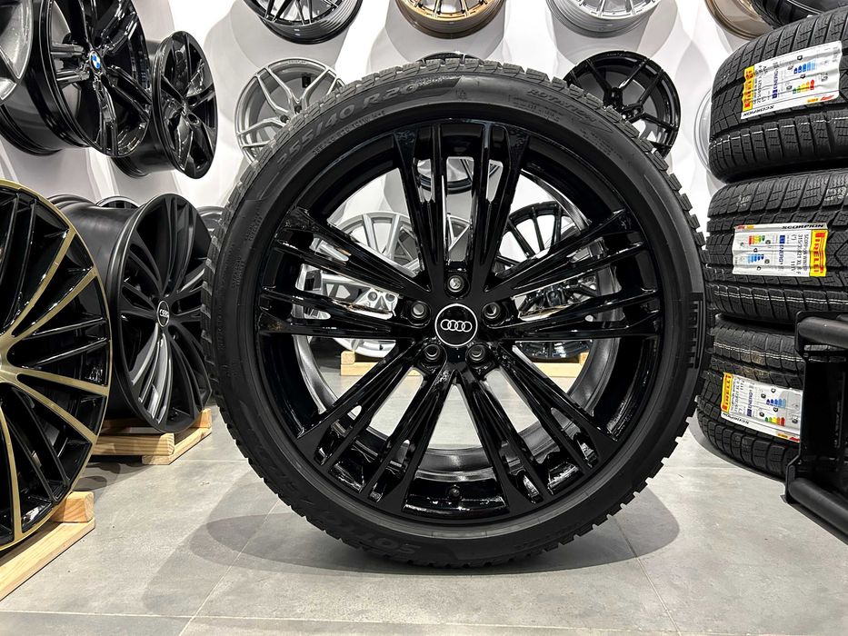 Oryginalne koła zimowe 20 5x112 ET30 Audi A6 C8 A7 255/40R20 Pirelli
