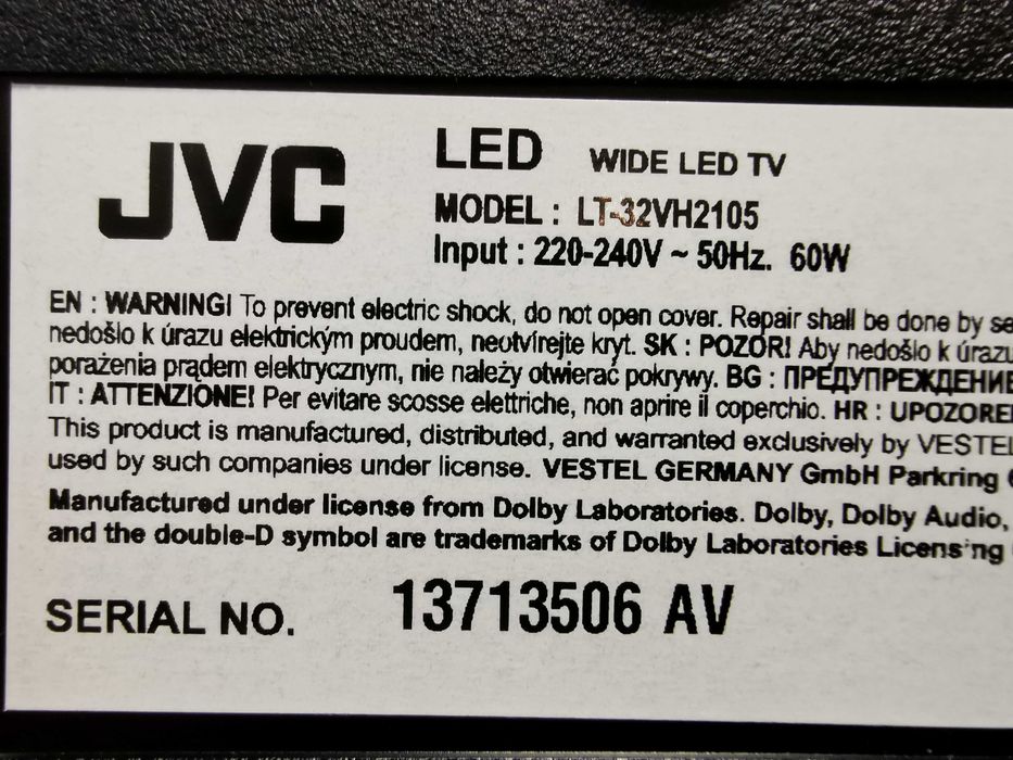 Telewizor jvc 32 cale stan bdb