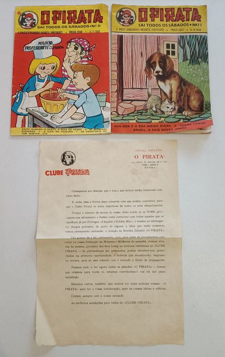 60 Livros de "Os Cinco" de Enid Blyton e O Pirata, em excelente estado