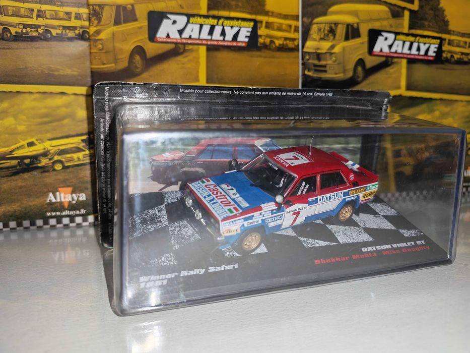Datsun Violet GT Rally Safári 1:43