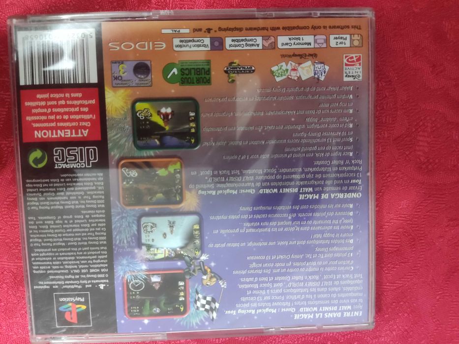 Jogo Walt Disney World Magical Racing Tour Playstation 1