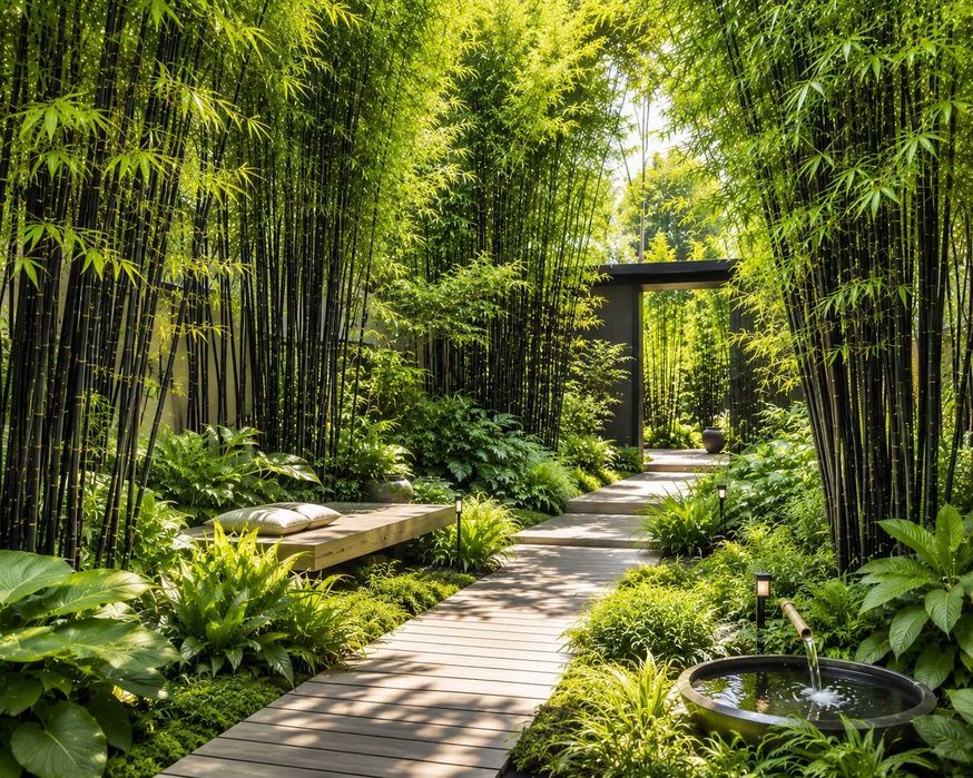 Bambus Phyllostachys Nigra (czarny bambus)