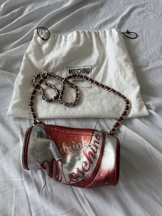 Unikatowa limitowana mini torebka puszka coli moschino couture