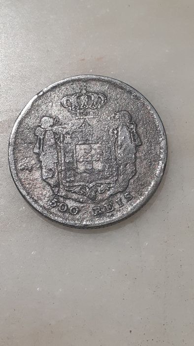 Moeda 500 réis 1859 D. Pedro V