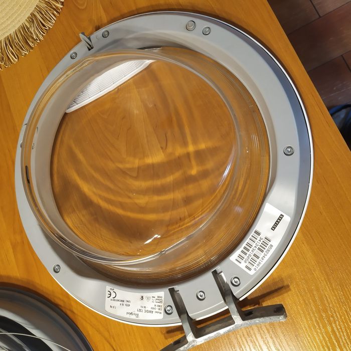 Uszczelka fartuch pralki Whirlpool + drzwiczki + 2 sprężyny