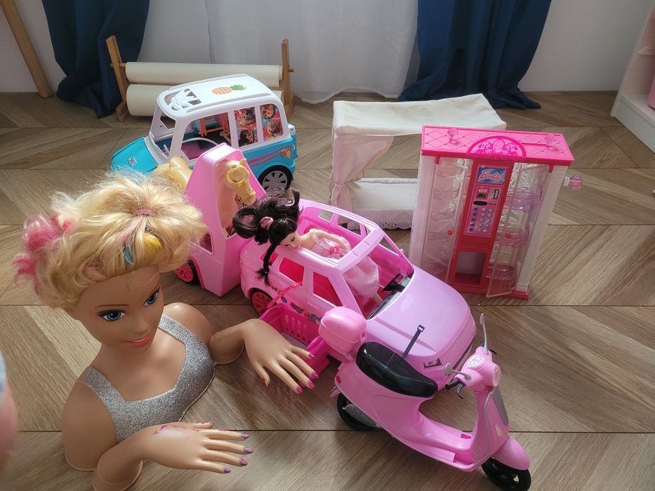 Kamper barbie + dodatki
