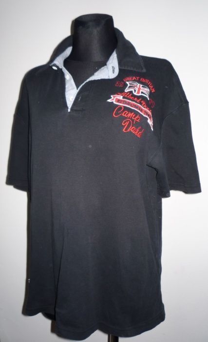 Bluzka polo z nadrukiem roz XL * Camp David