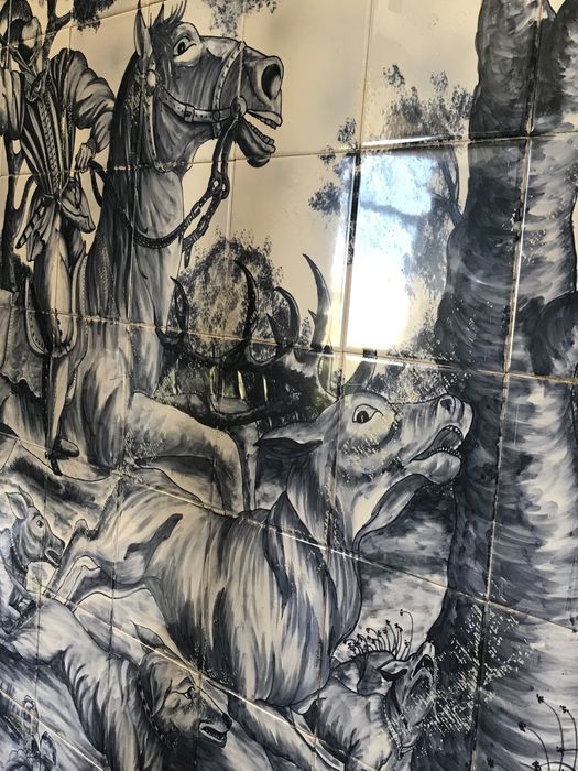 Painel de Azuleijos de grandes dimensões , assinado