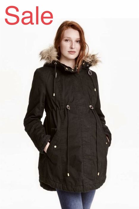 Парка куртка для вагітних H&M з хутром