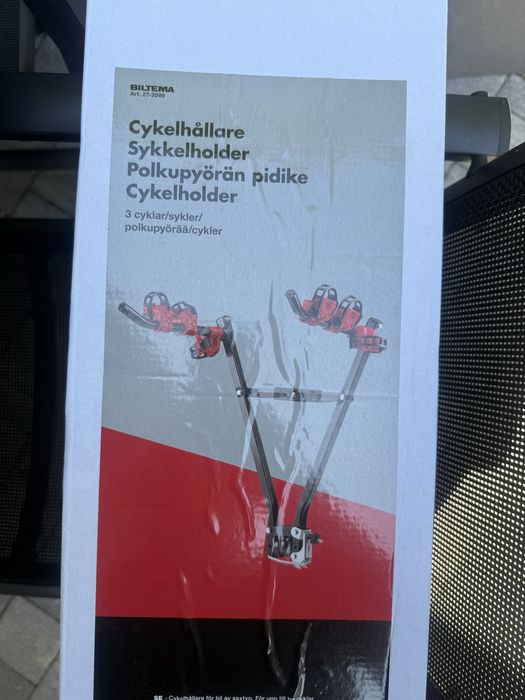 Bagażnik na haka do transportu 3 rowerowy