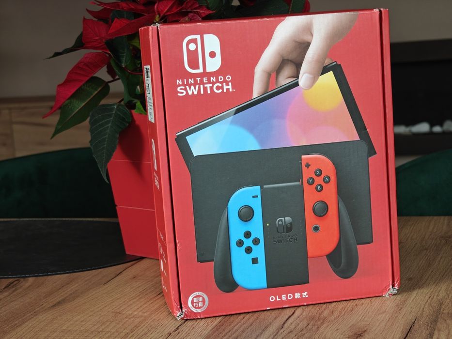 NOWA Nintendo Switch OLED przerobiona CFW PICOFLY + karta 256gb ZESTAW