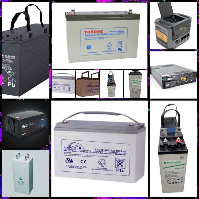 Промислові AGM GEL акумулятори для ДБЖ та сонячних інверторів