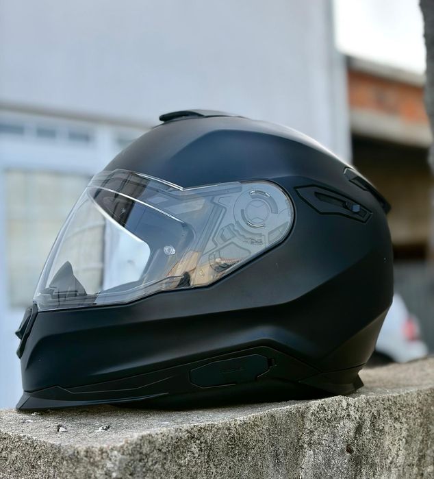 Capacete semi novo & Luvas novas