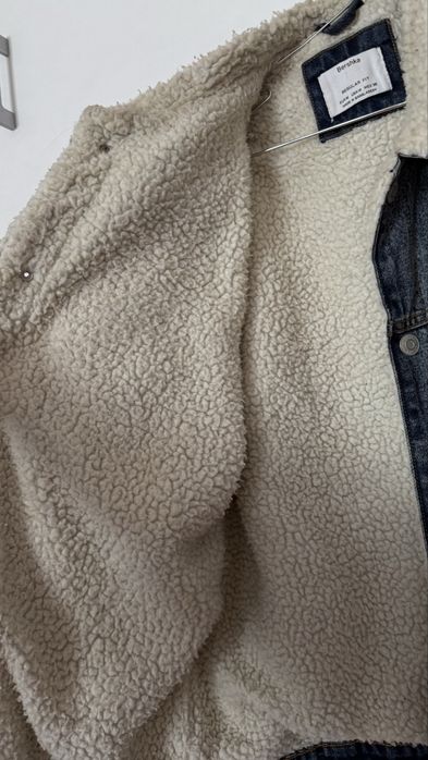 Джинсова куртка тепла bershka чоловіча