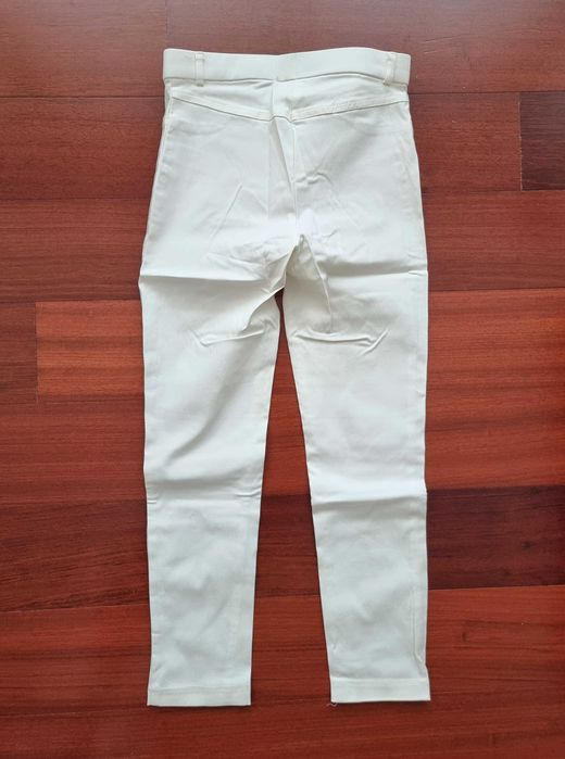 Calças brancas/ creme justas Primark - nunca usadas