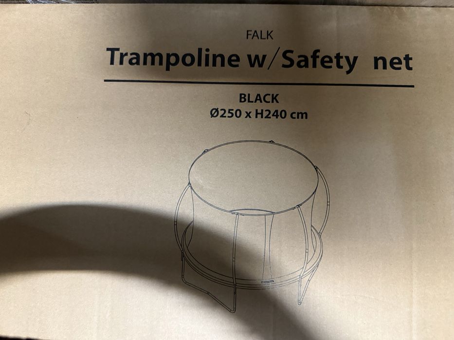 Trampolina 2,5 m wysokosc 2,40 okazja