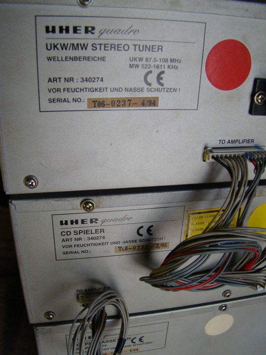 Музыкальный центр Uher Quadro ART NR: 340274 (Germany)