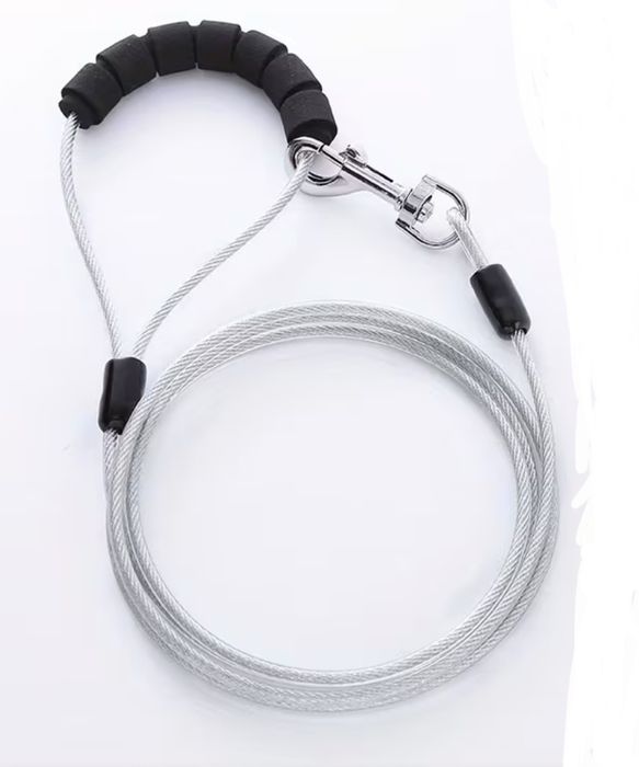 Trela para cão antimordida