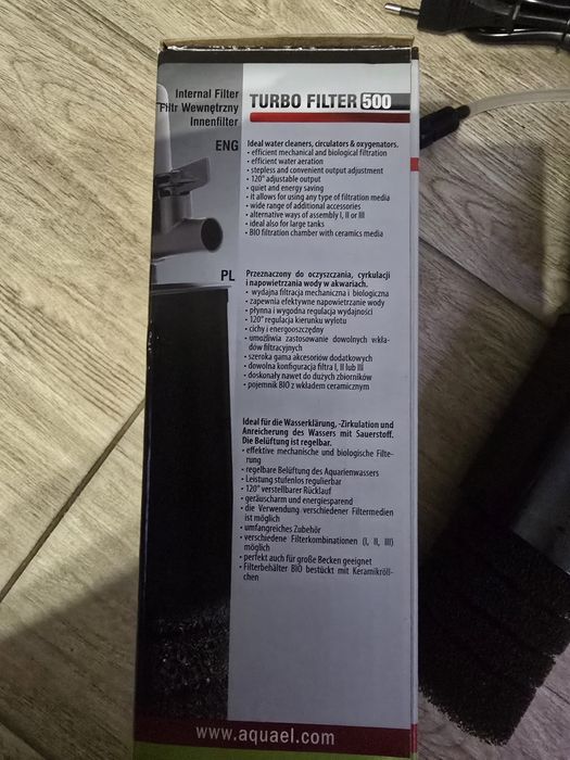 Filtr wewnętrzny Aquel 500