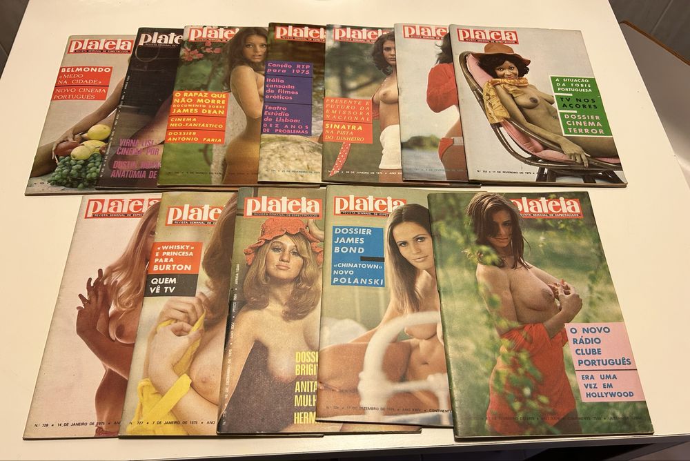 Revistas Plateia anos 70