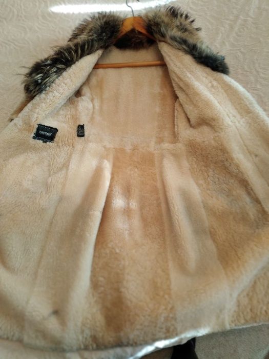 Натуральная кожанная дубленка