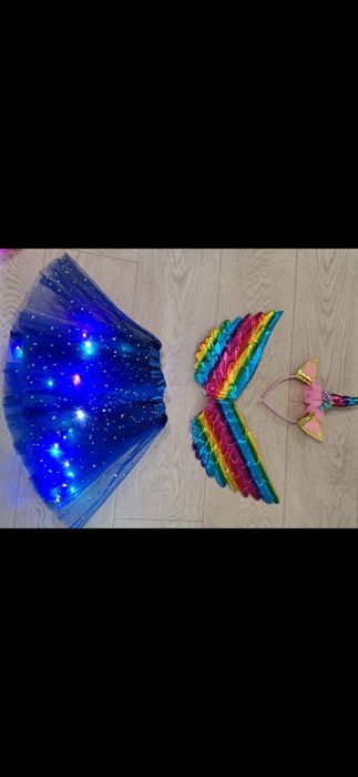 Strój jednorożca 3 elementy świecący