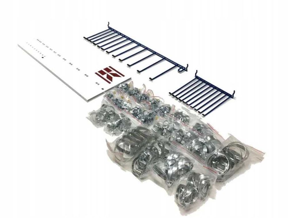 Zestaw opasek ślimakowych 220 szt + praktyczny wieszak – super jakość!