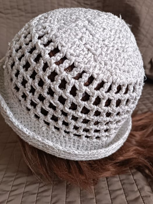 Kapelusz wiosenno letni handmade