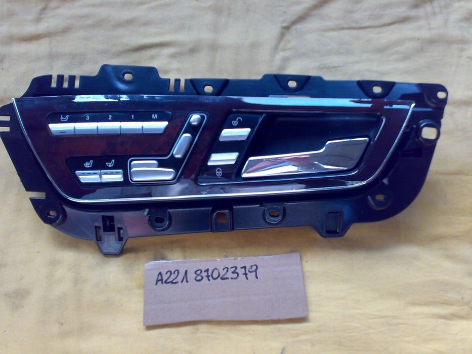 mercedes w216 moduł sterownik panel sterowania fotelem prawym a2218702379