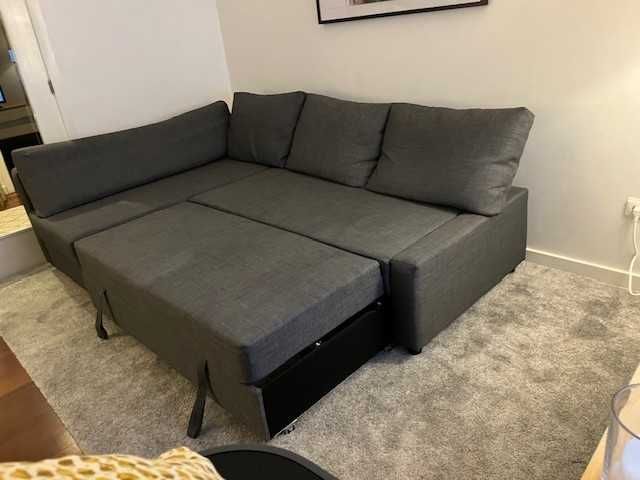 sofá-cama de canto